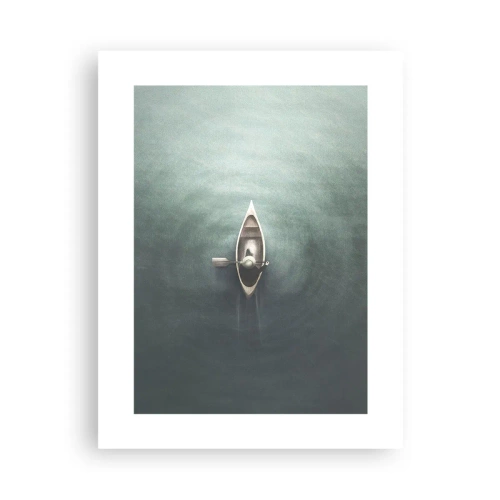 Pôster - Através do lago da lua - 30x40 cm