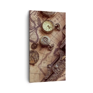 Quadro em tela - A aventura nos chama - 45x80 cm