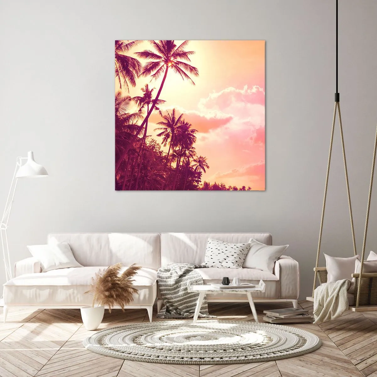 Quadro em tela - Tem que escolher - 70x70 cm