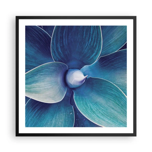 Pôster com moldura preta - O azul do céu - 60x60 cm