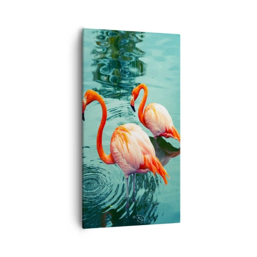 Quadro em tela - Estamos na moda agora - 55x100 cm