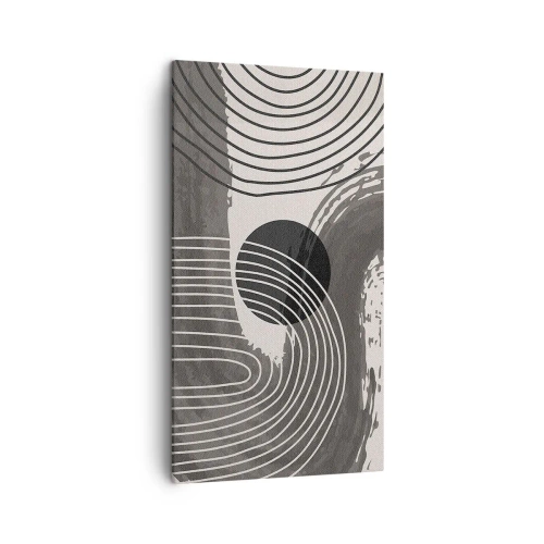 Quadro em tela - O oval vence - 45x80 cm