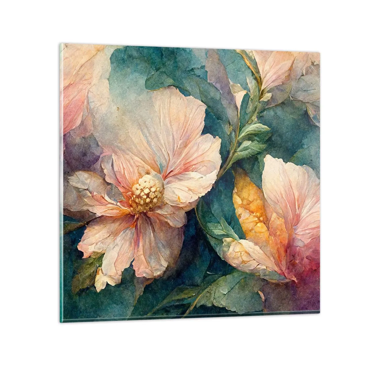 Quadro em vidro - Apenas sutileza - 30x30 cm