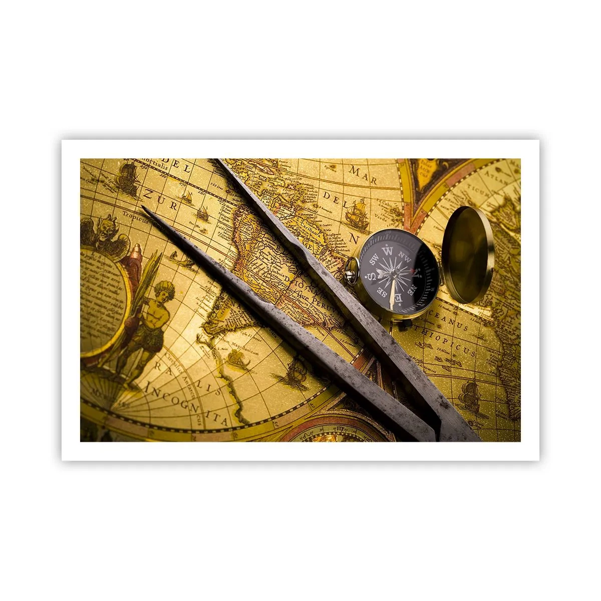 Pôster - Onde estão esses tesouros? - 91x61 cm