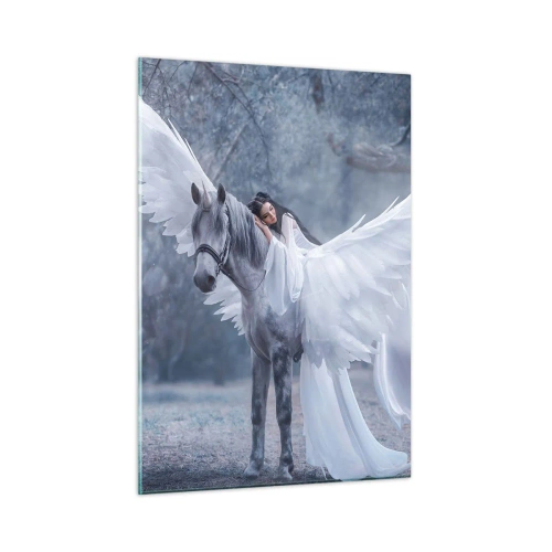 Quadro em vidro - Momento inspirado - 50x70 cm