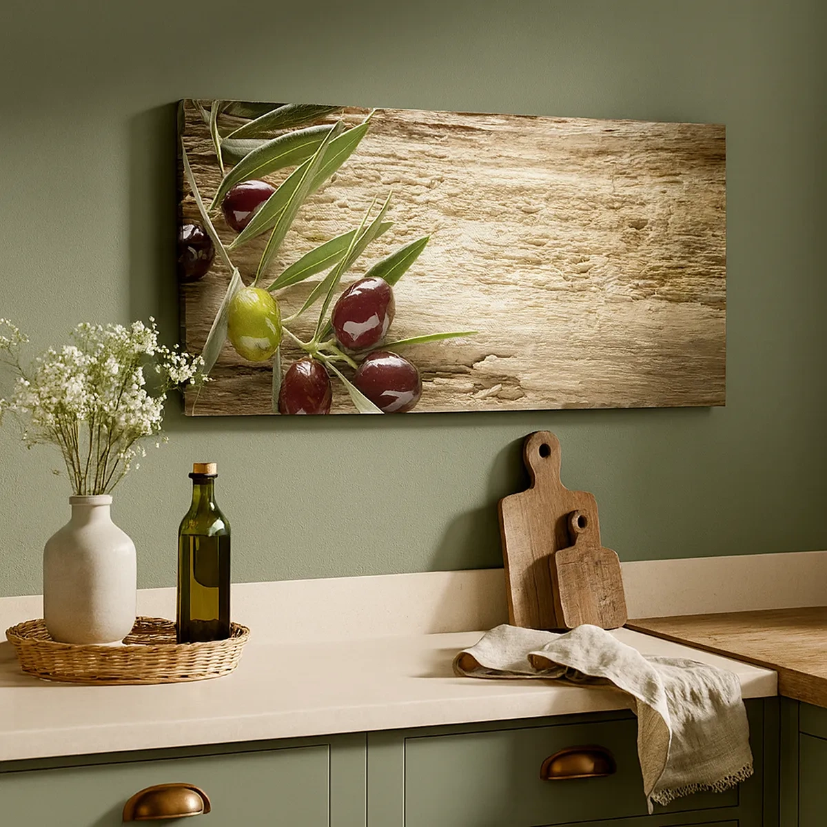 Quadro em tela - Direto da natureza - 30x30 cm