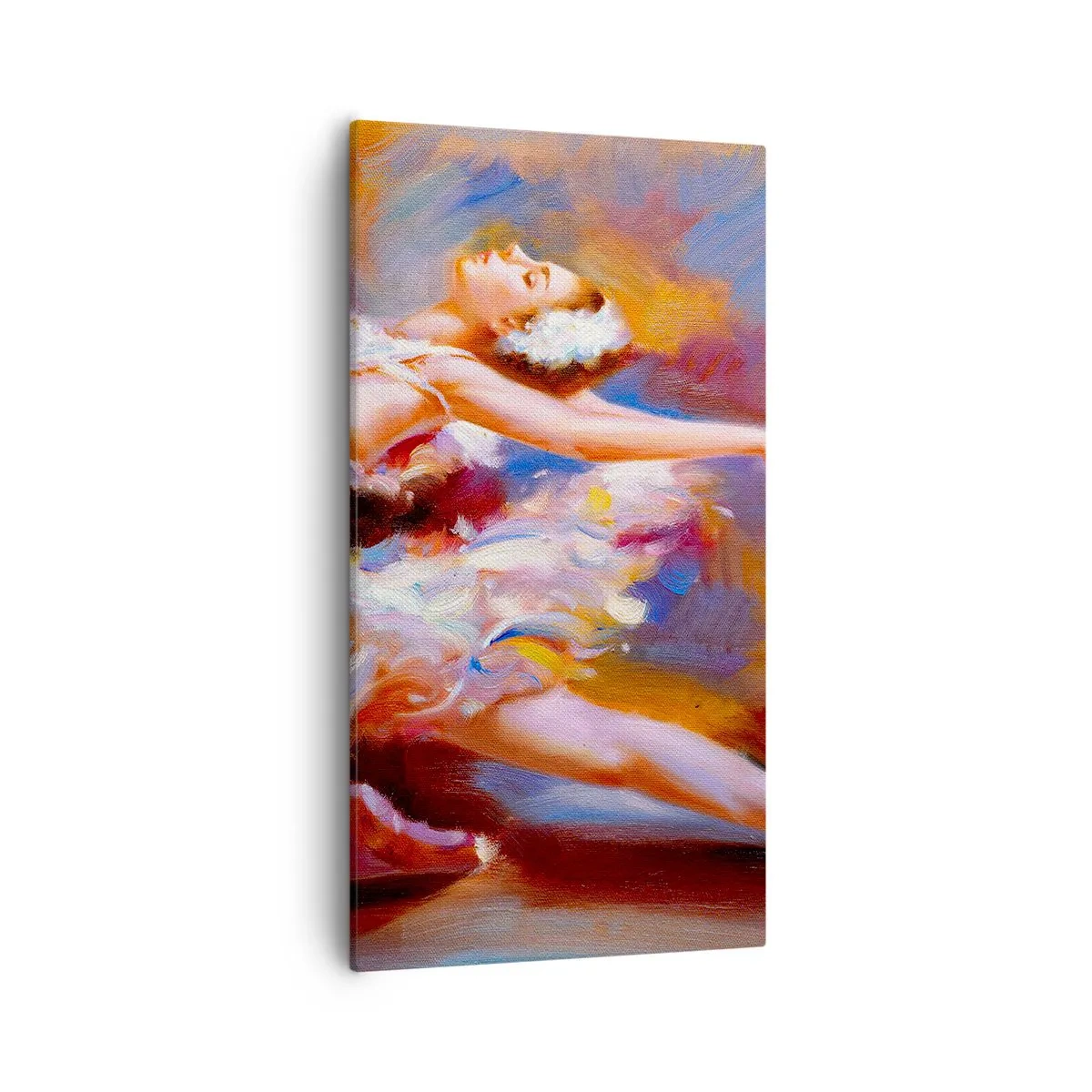 Quadro em tela - A graça do cisne - 55x100 cm