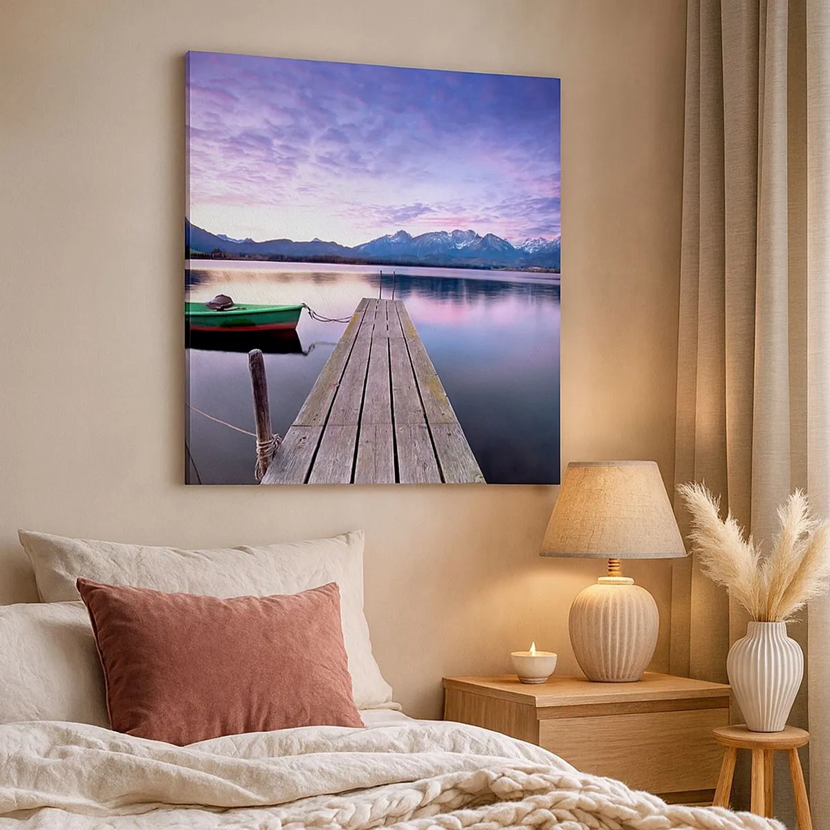 Quadro em tela - Silêncio amigo - 30x30 cm