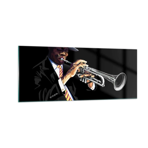 Quadro em vidro - Charme da velha escola - 100x40 cm