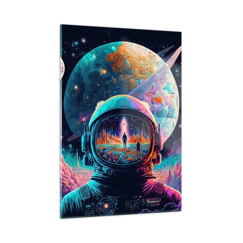 Quadro em vidro - Os filósofos não sonharam com isso - 50x70 cm