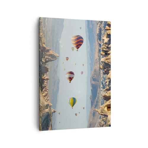 Quadro em tela - Tudo é possível aqui - 50x70 cm