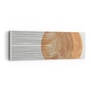 Quadro em tela - Composição solar - 90x30 cm