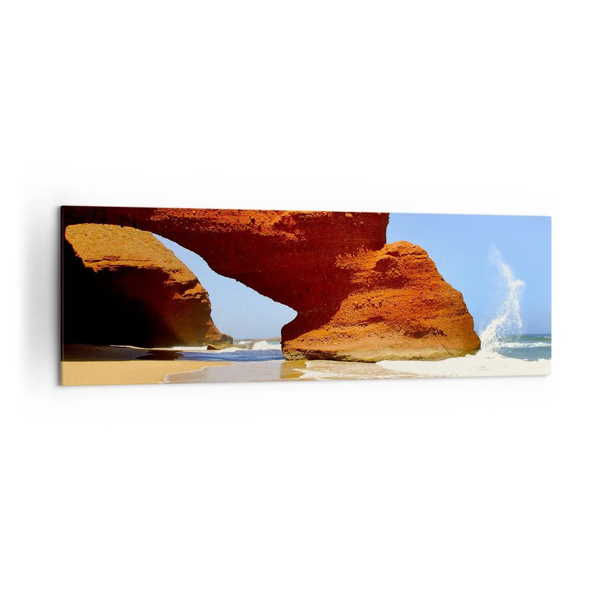 Quadro em tela - Água e vento por milhares de anos - 160x50 cm
