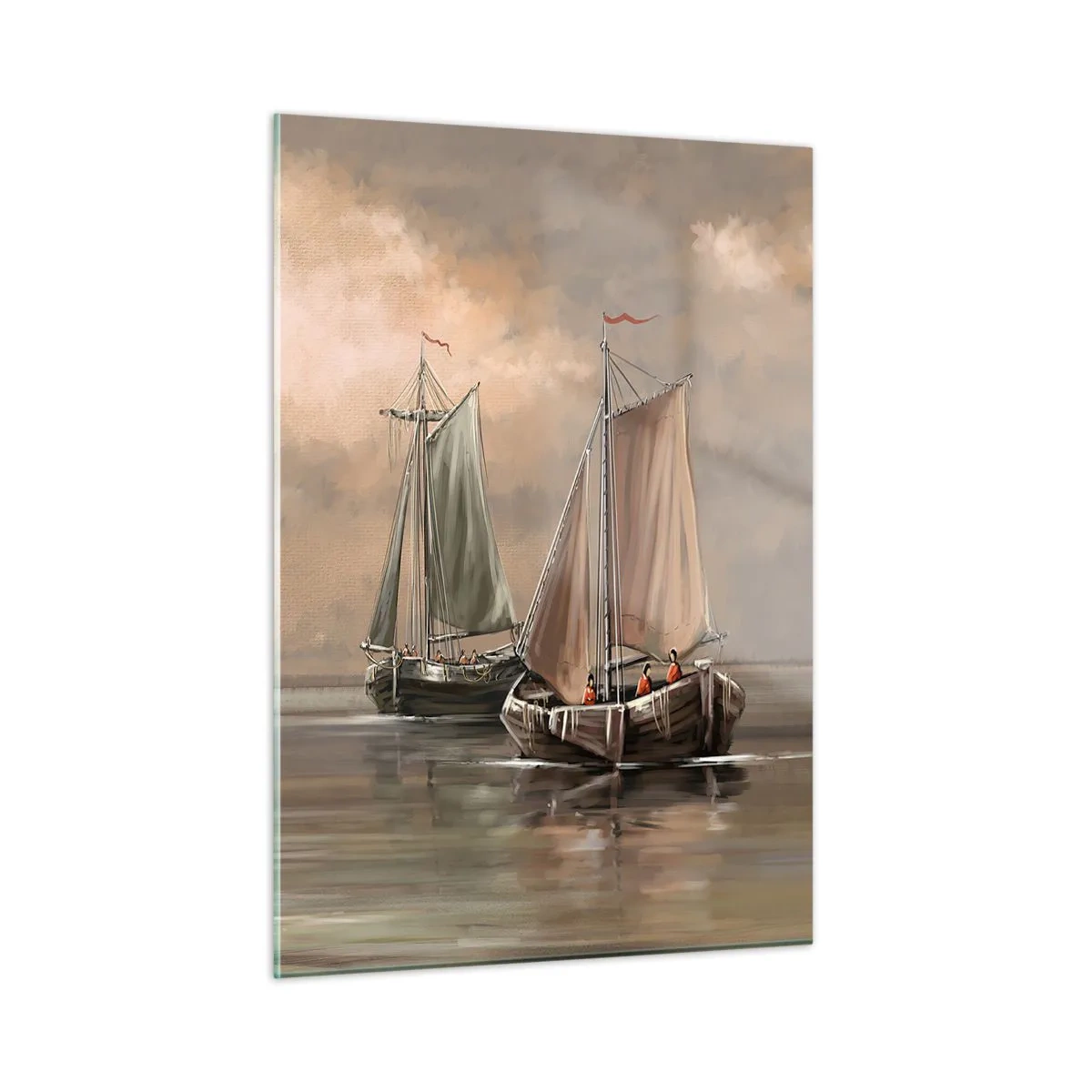 Quadro em vidro - Regresso dos marinheiros - 50x70 cm