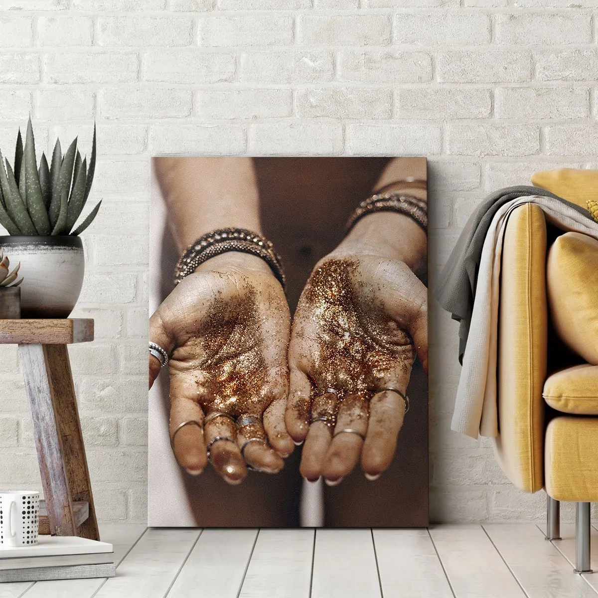 Quadro em tela - Um presente para si - 50x70 cm