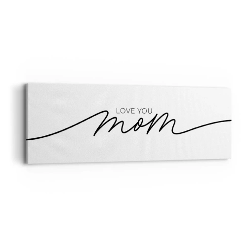 Quadro em tela - Uma grande emoção - 90x30 cm