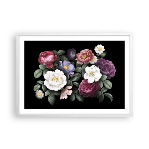 Pôster em moldura branca - Do jardim inglês - 70x50 cm