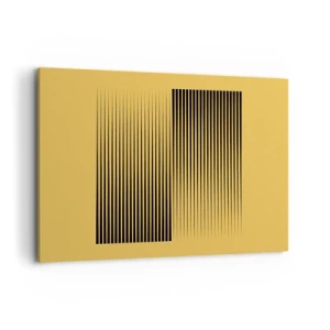 Quadro em tela - Quadratura de opostos - 120x80 cm