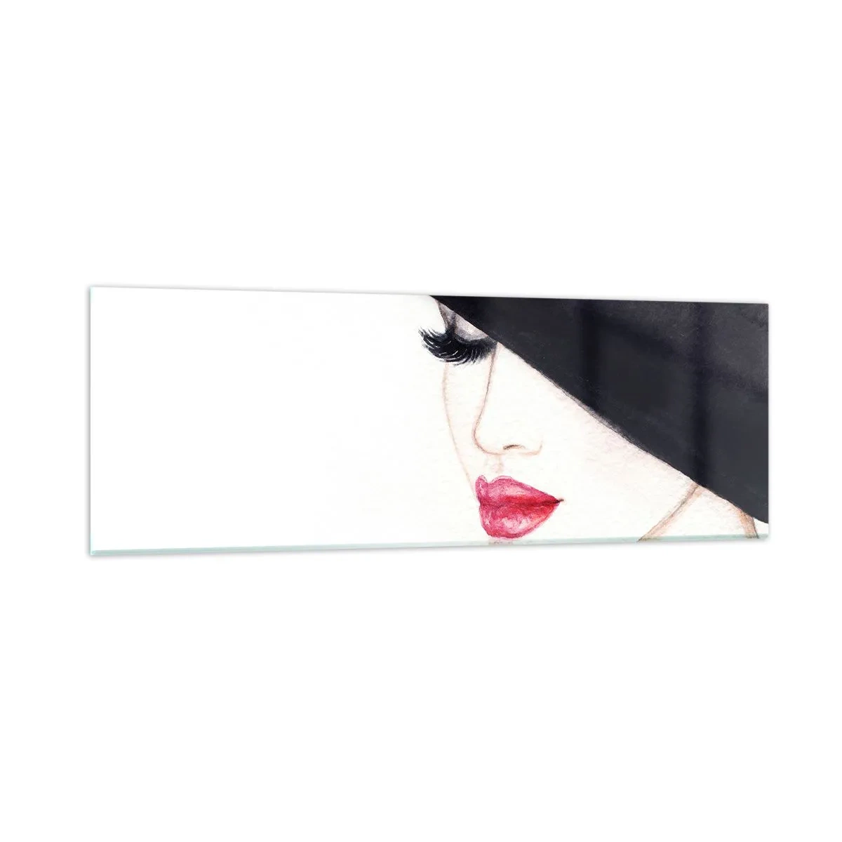 Quadro em vidro - Elegância e sensualidade - 90x30 cm