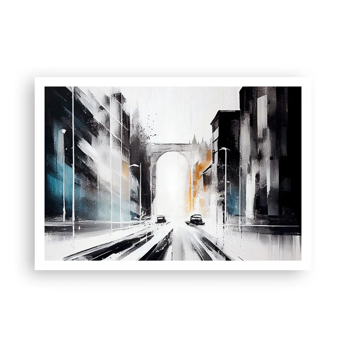 Pôster - Estudo da cidade: arquitetura e movimento - 100x70 cm