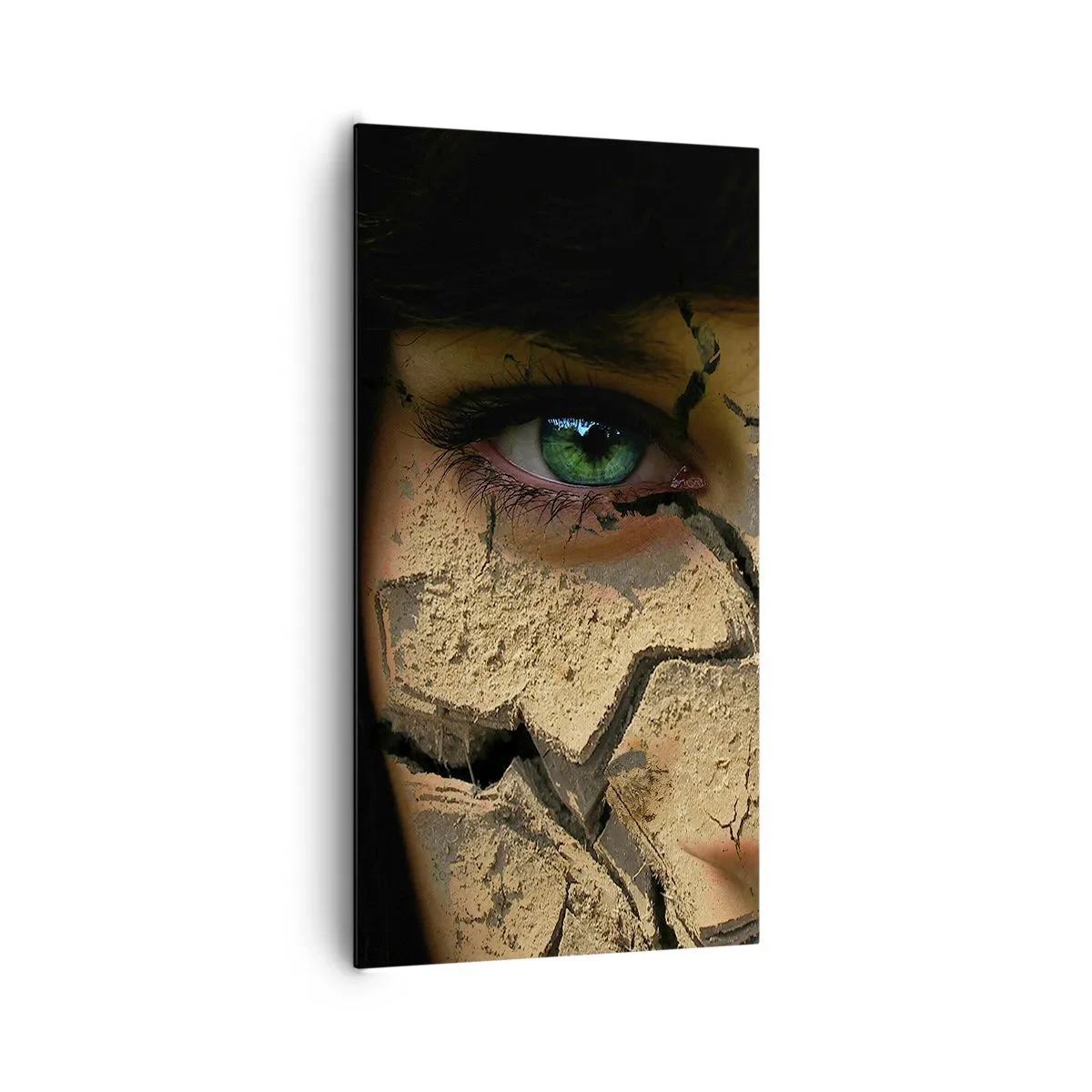 Quadro em tela - Admiração e medo ao mesmo tempo - 65x120 cm