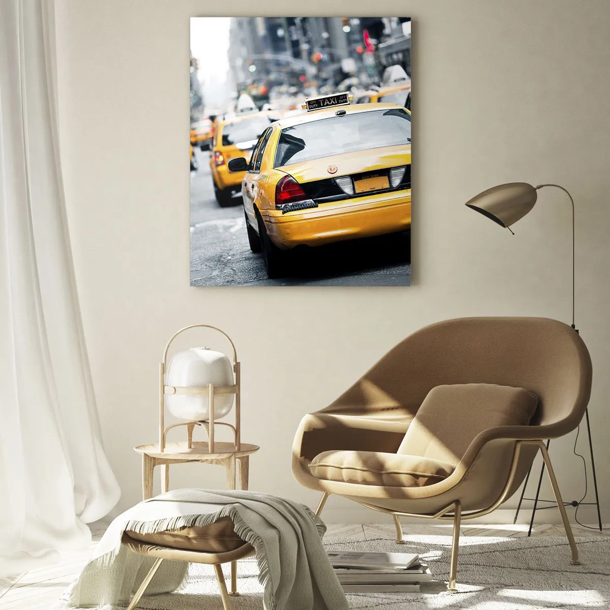 Quadro em vidro - Apenas nesta cidade - 50x70 cm