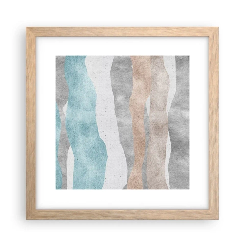 Pôster com moldura de carvalho claro - Um estudo de proximidade - 30x30 cm