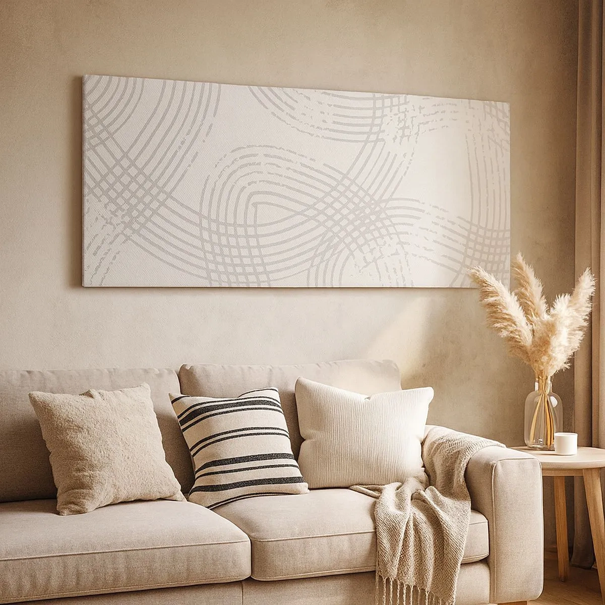 Quadro em tela - Não existe caminho reto - 100x40 cm