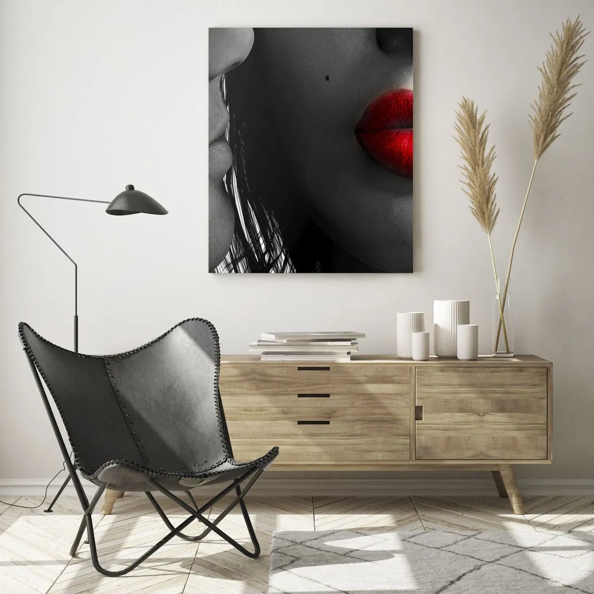 Quadro em vidro - Cara a cara  - 70x100 cm