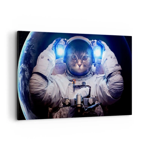 Quadro em tela - Houston, temos um problema - 100x70 cm