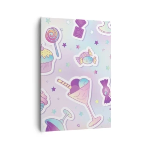 Quadro em tela - Tenha um aniversário todos os dias - 70x100 cm