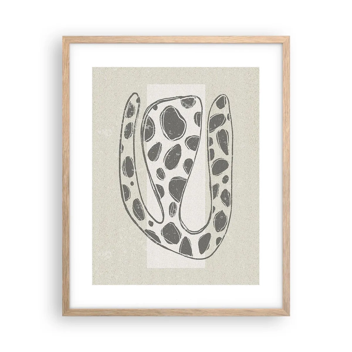 Pôster com moldura de carvalho claro - Uma criatura estranha - 40x50 cm