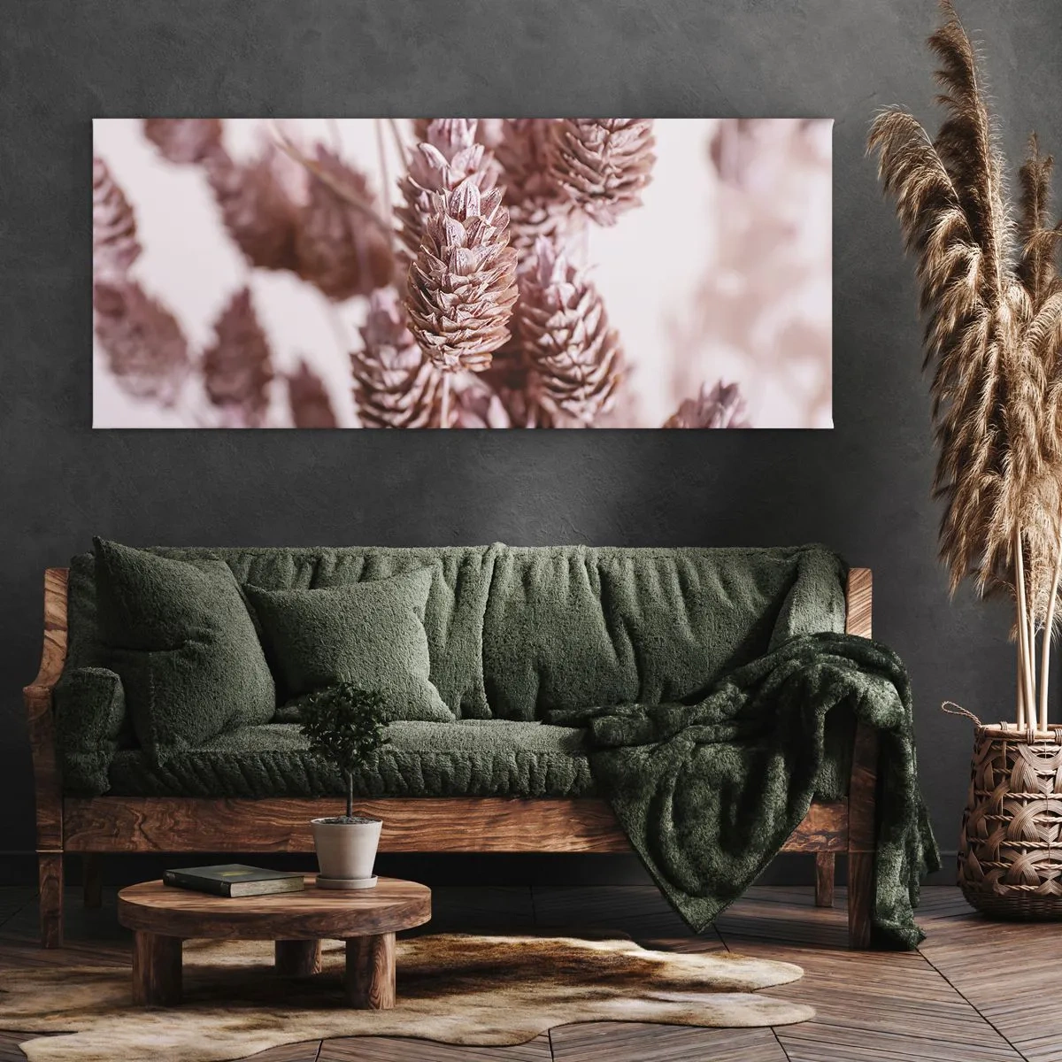 Quadro em tela - Aparentemente discreto - 100x40 cm