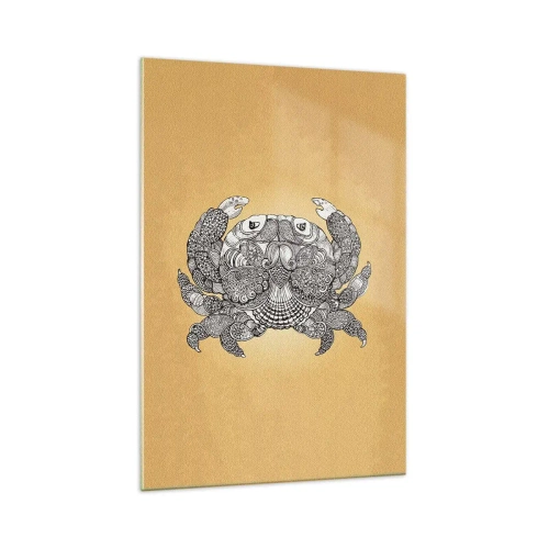 Quadro em vidro - Contos do Sr. Caranguejo - 70x100 cm