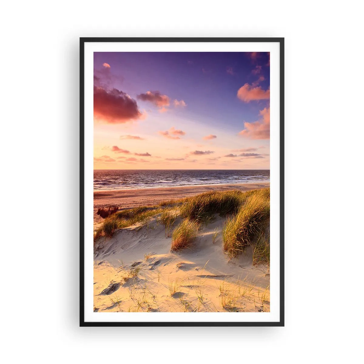 Pôster com moldura preta - Ar com cheiro de verão - 70x100 cm