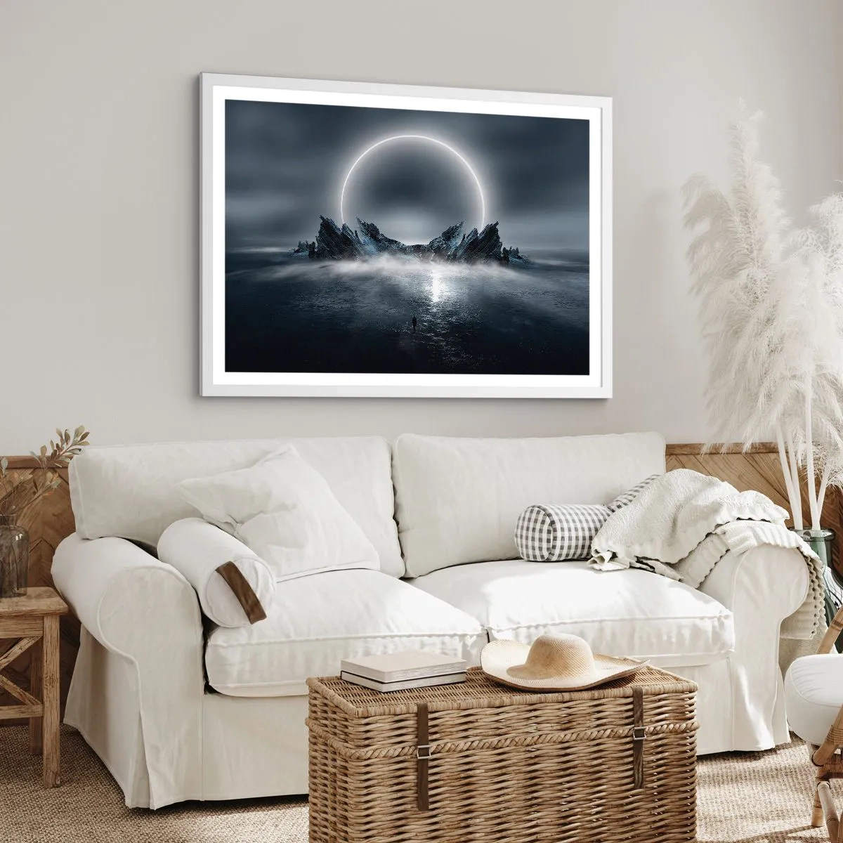 Pôster em moldura branca - O fim da história - 40x30 cm