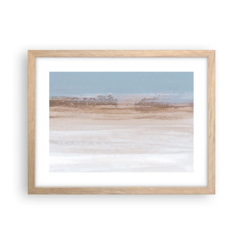 Pôster com moldura de carvalho claro - Paisagem ambígua - 40x30 cm
