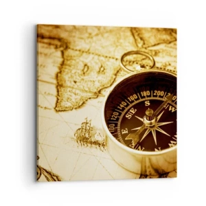 Quadro em tela - Oriente ou Ocidente? - 70x70 cm