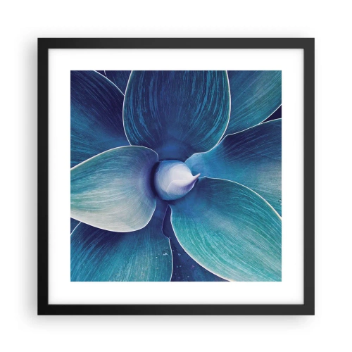 Pôster com moldura preta - O azul do céu - 40x40 cm