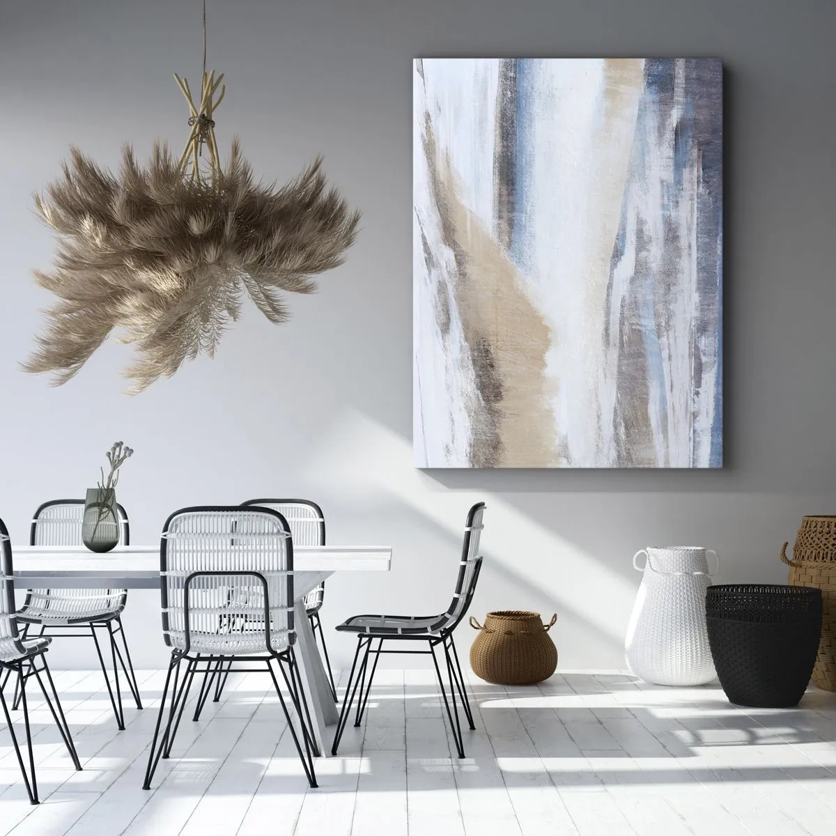 Quadro em tela - Composição de inverno - 50x70 cm