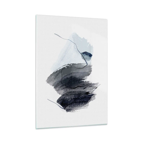 Quadro em vidro - Intensidade e movimento - 50x70 cm