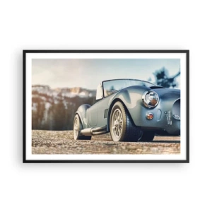 Pôster com moldura preta - Porque o estilo conta - 91x61 cm