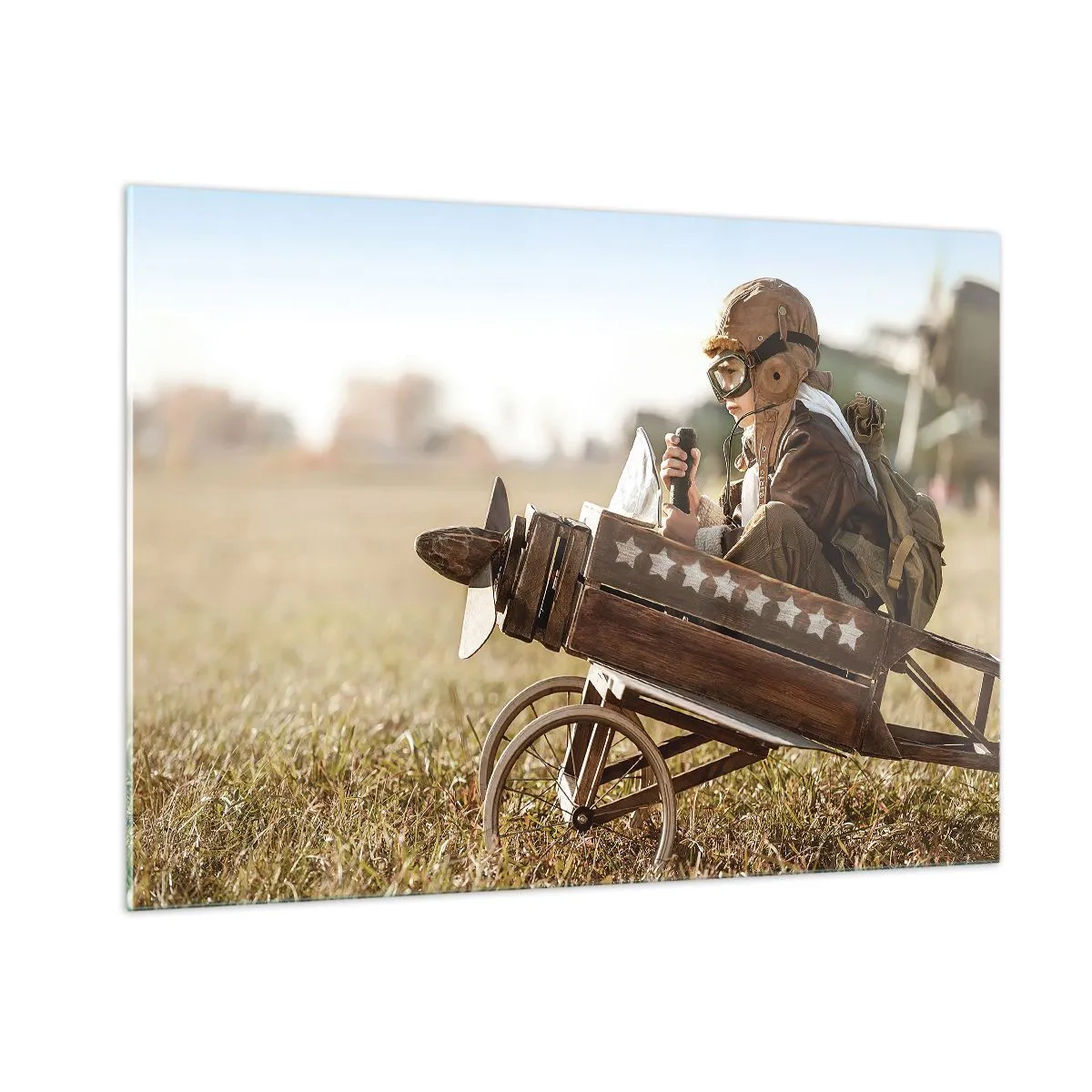 Quadro em vidro - O início rumo a um sonho - 100x70 cm