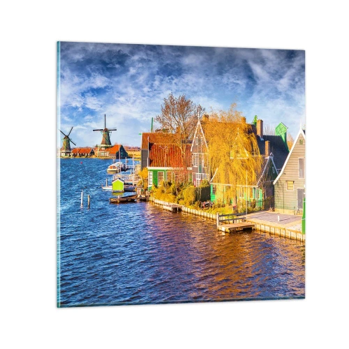 Quadro em vidro - Inalterada durante séculos - 30x30 cm