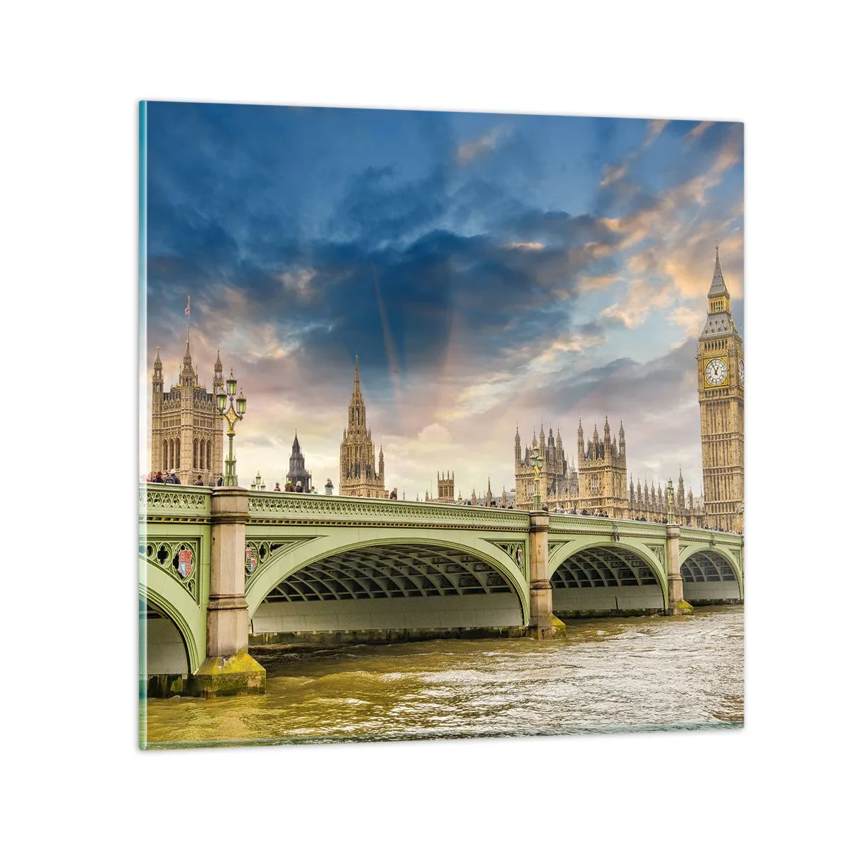 Quadro em vidro - O tempo parou no Império - 50x50 cm