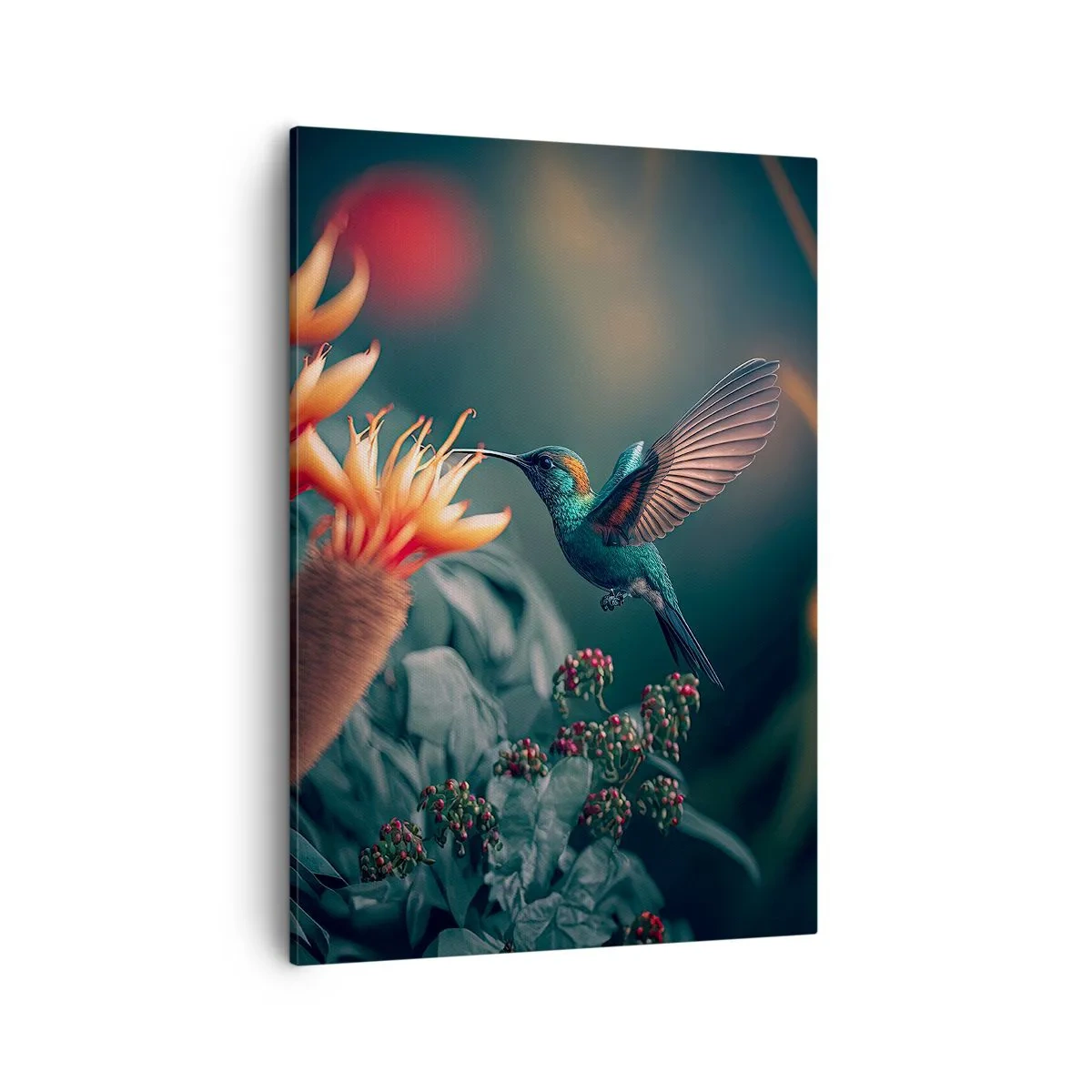 Quadro em tela - Uma vida verdadeiramente colorida - 50x70 cm