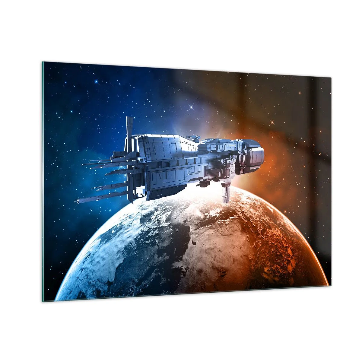 Quadro em vidro - Observador atento - 100x70 cm