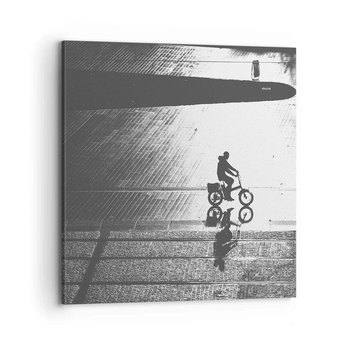 Quadro em tela - Em frente, pela cidade - 70x70 cm