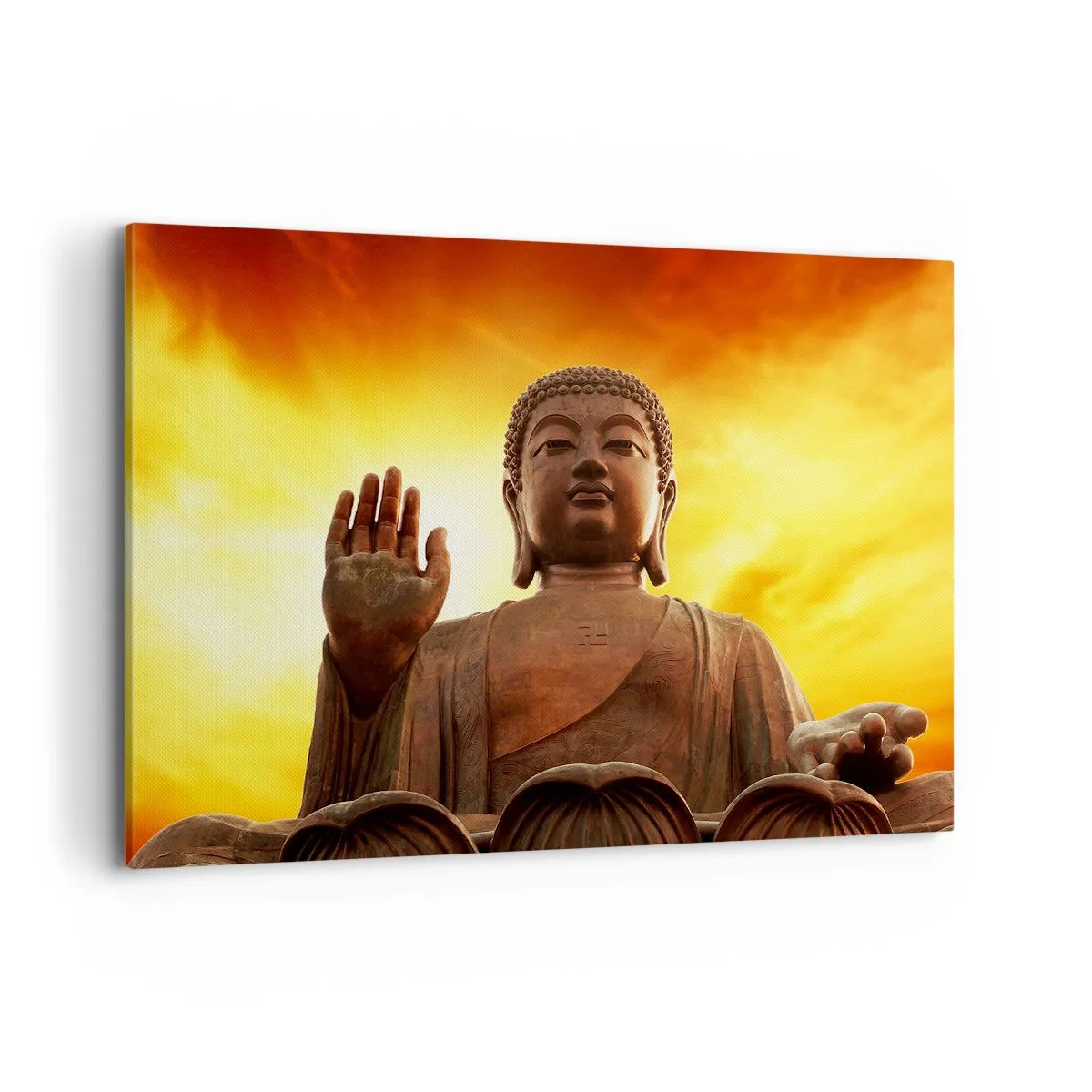 Quadro em tela - Paz do mundo - 120x80 cm