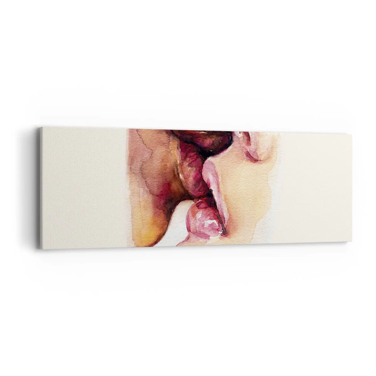 Quadro em tela - Como a noite e o dia, a terra e o céu - 90x30 cm